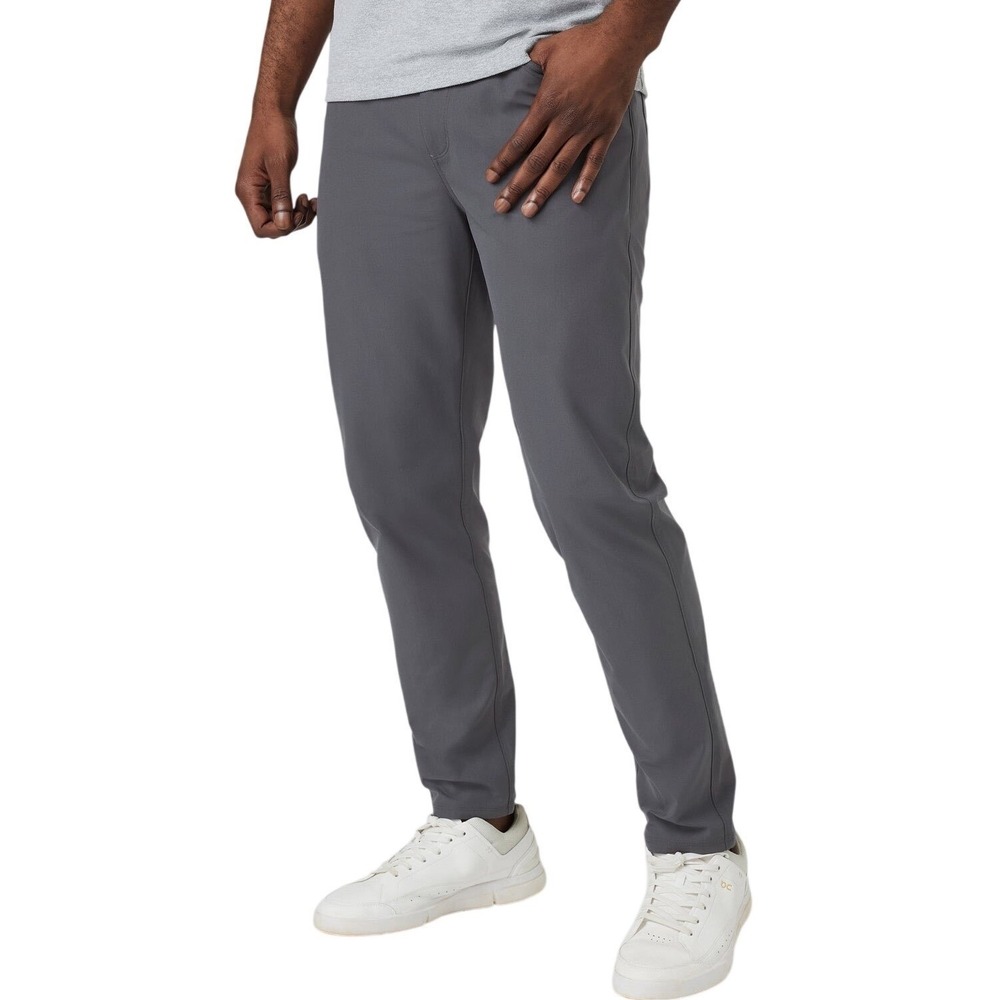 Vuori Men's Meta Pants Athletic Slim Fit 5 Pocket Performance Gray V430 Size 32